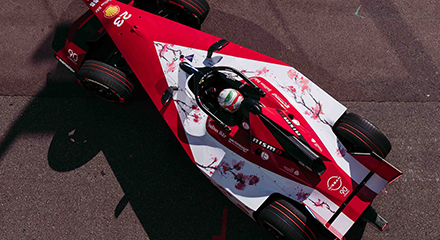 Formula E racing car